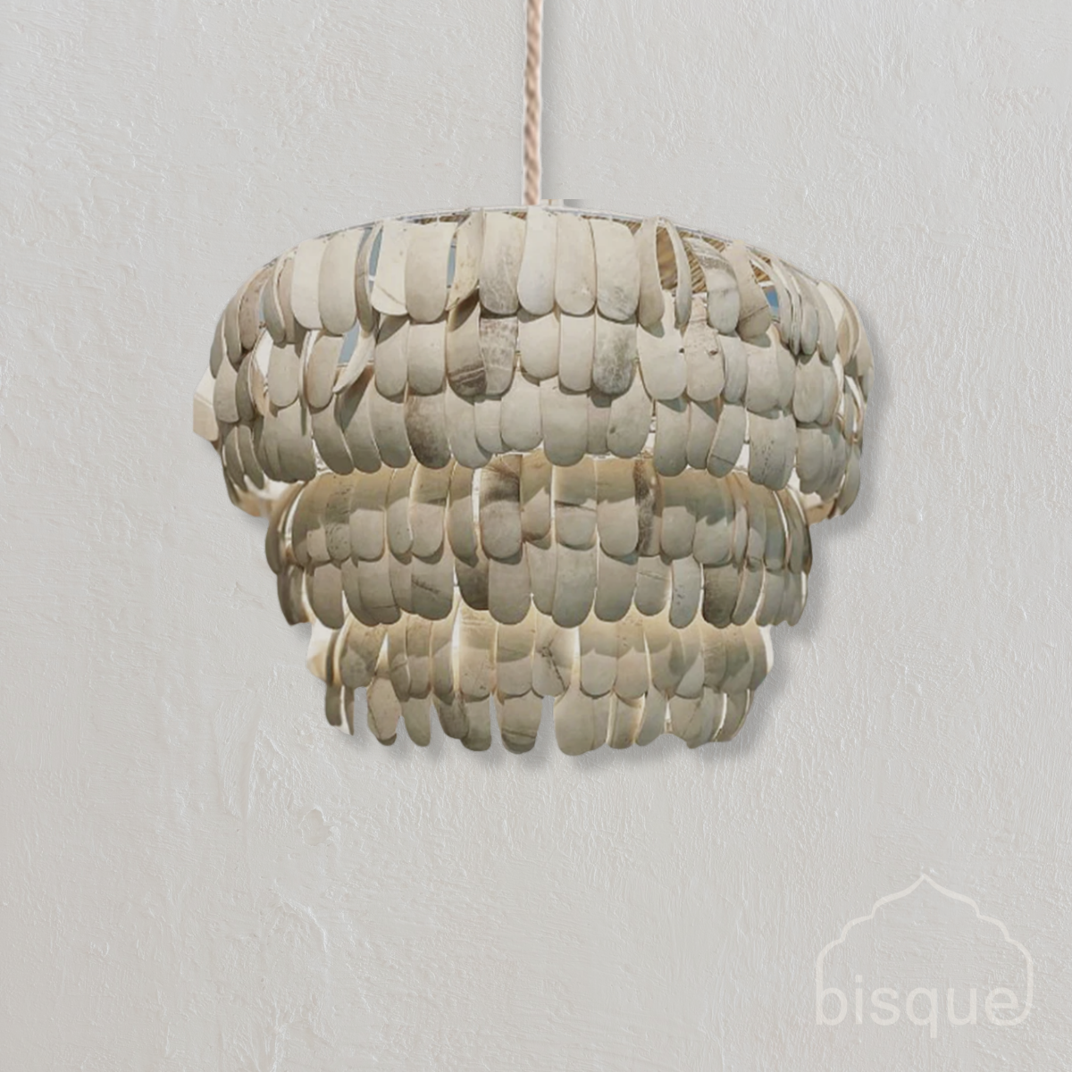Adi : Coconut Shell "U" Pendant Light.