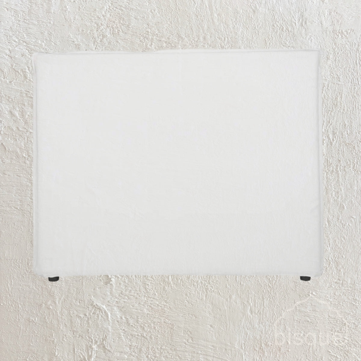 Zara : King Linen Bedhead, White