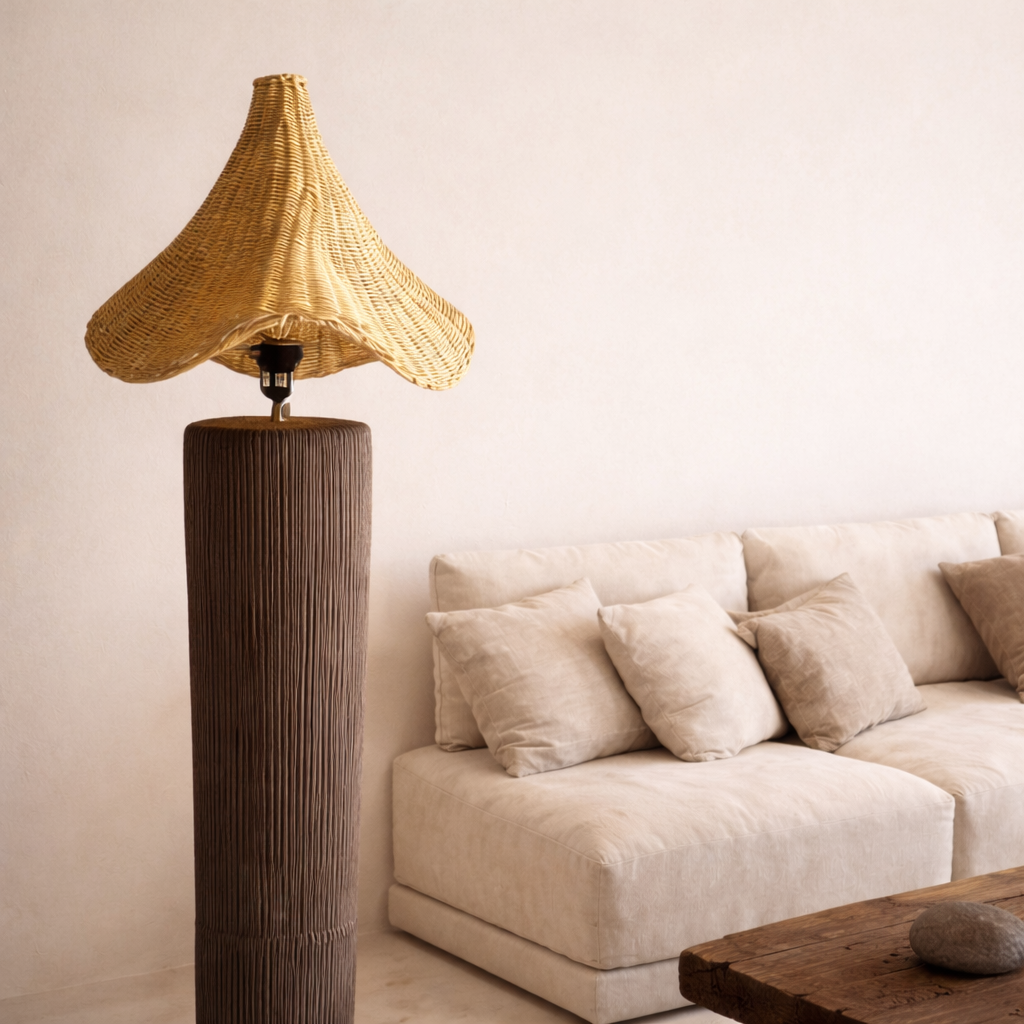 ARGILANA : TERRACOTTA FLOOR LAMP