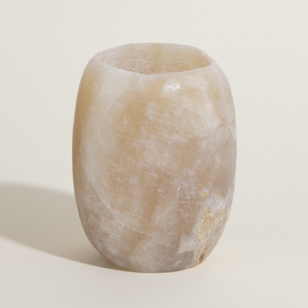 Candleholder: Laman : Short | Natural Onyx