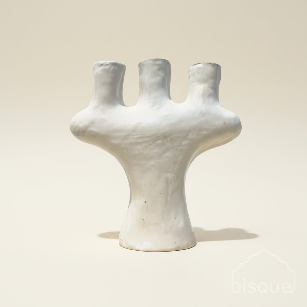 Akin : Ceramic Triple Candleholder