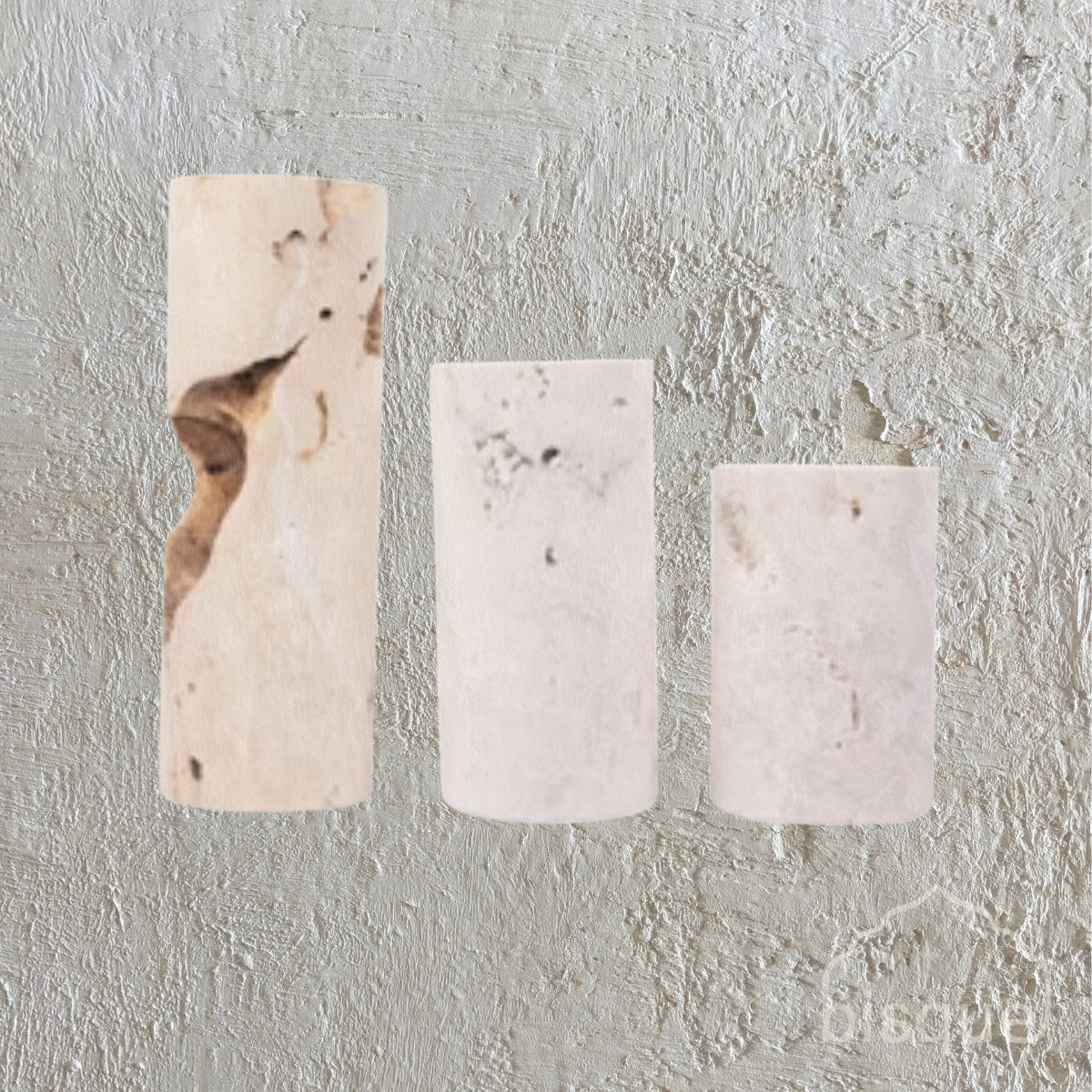 Caru : Coral Candleholder Large 12cm diam x 34cm h