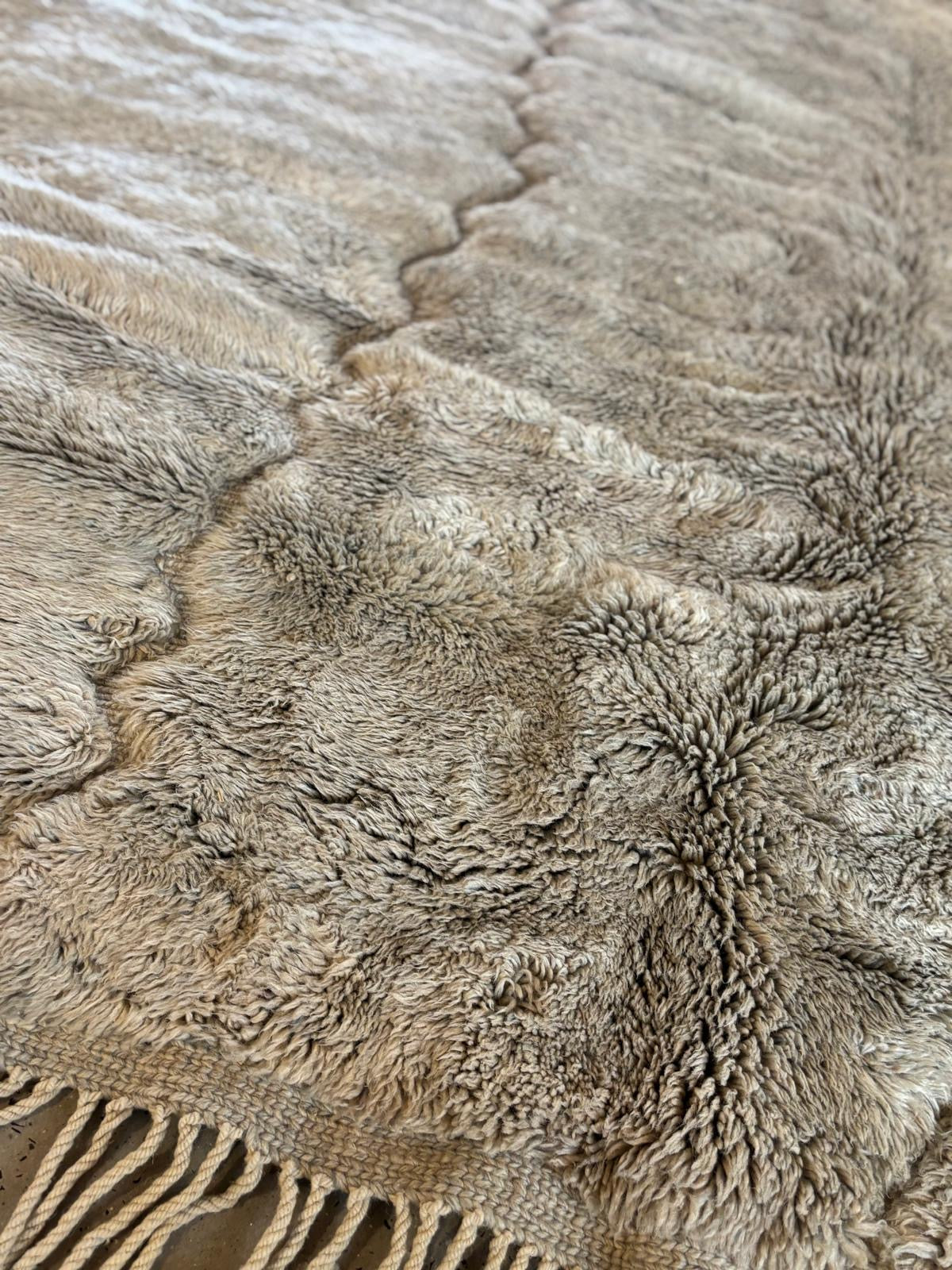 Moroccan Rug : Casablanca : Taupe | Large | 2.5 x 3.5m