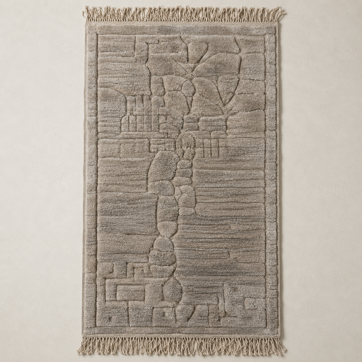 Moroccan Rug : Taroudant | Taupe | Small | 1.76m x 2.85