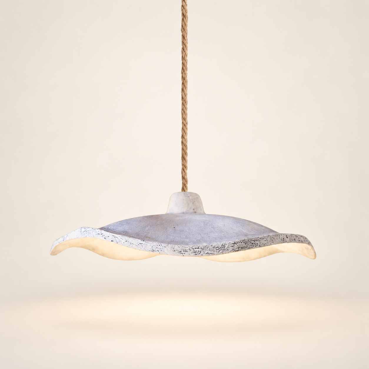 LAST Pendant : Allegra : Resin Light | White