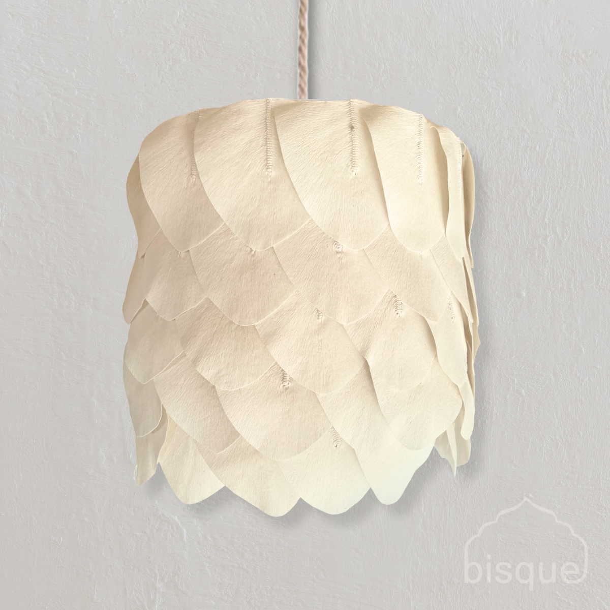 Claudine : Petal Drum Pendant, Small