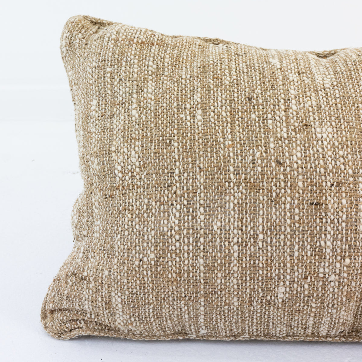 Cushion: Afia : Handwoven Cotton | 75cm x 40cm | Natural