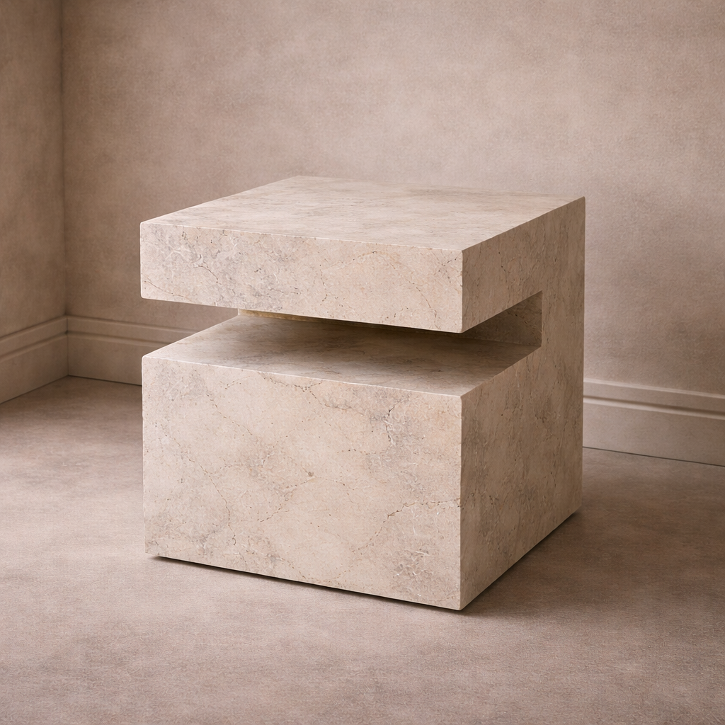 CATANIA : MARBLE  SIDE TABLE
