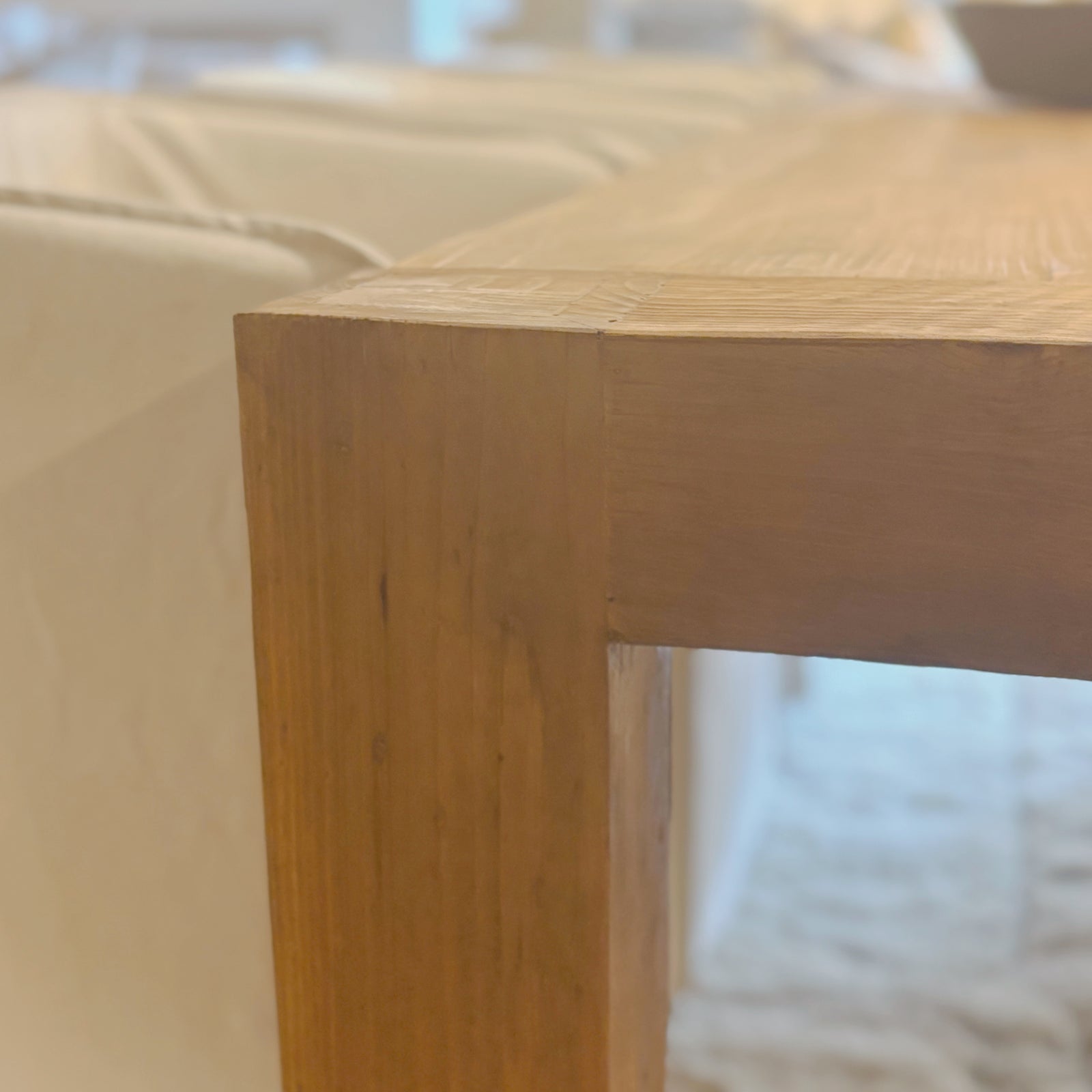 "Edward'Classic Recycled Pine Dining Table 210cm