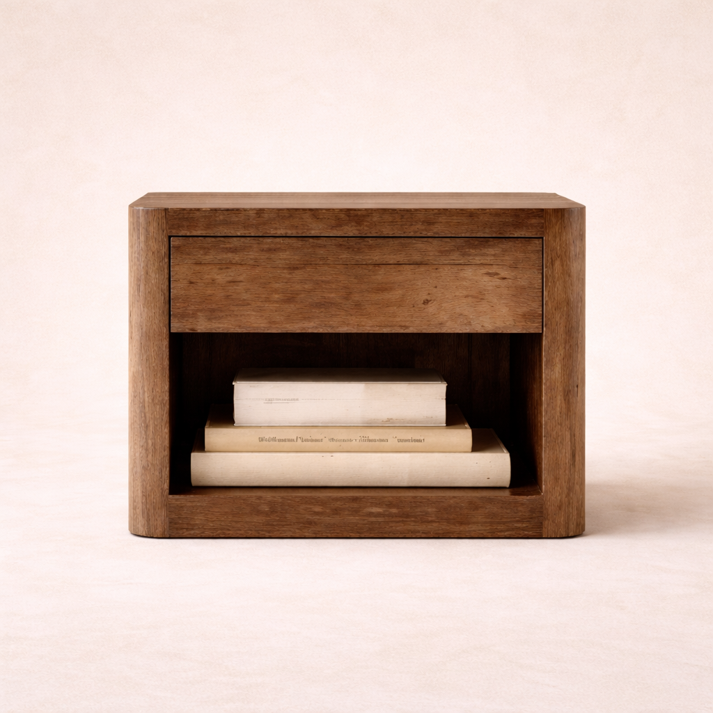 SORA : RECYCLED TEAK SIDE TABLE 60 X 60CM X 50CM H