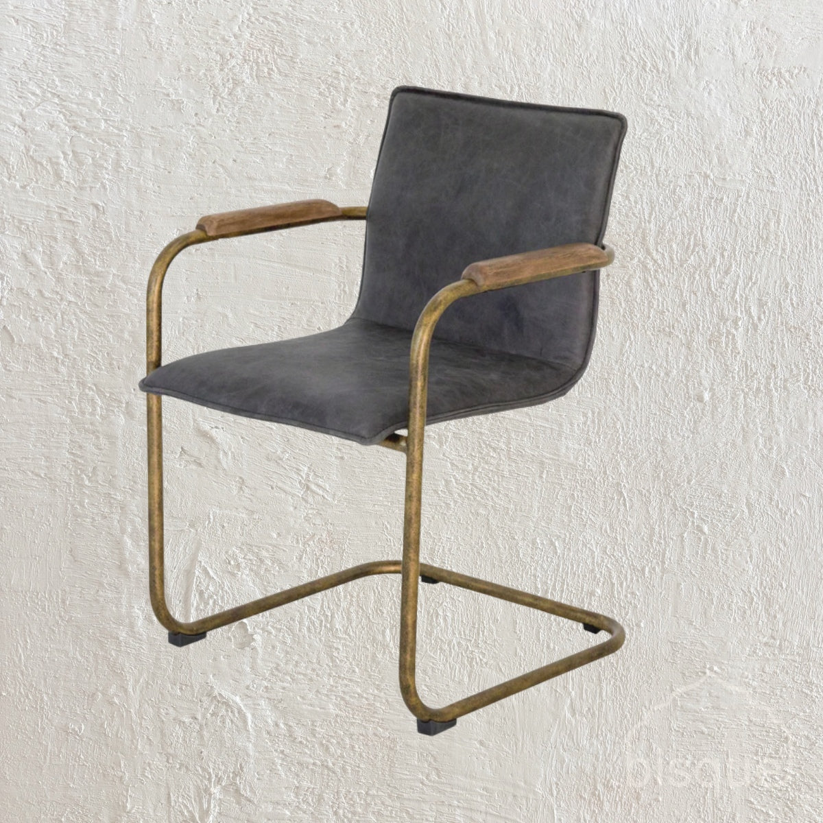 Alessia : Leather Dining Chair Lead