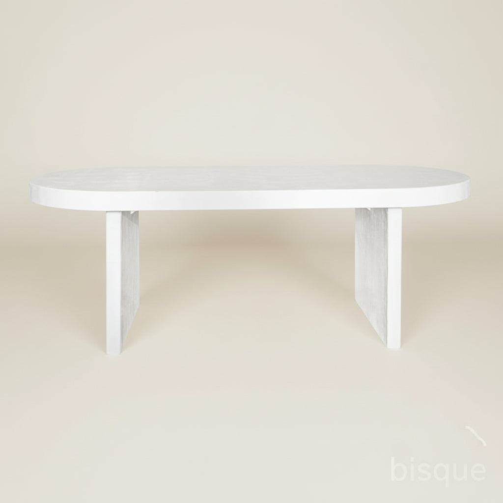 white resin table 2m contemporary dining table