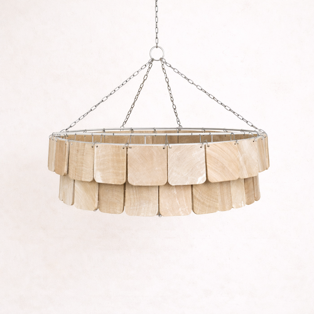 MARTA OFF WHITE MARBLE CHANDELIER