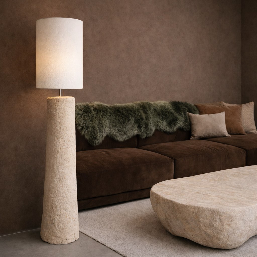 MICHA TERRACOTTA FLOOR LAMP