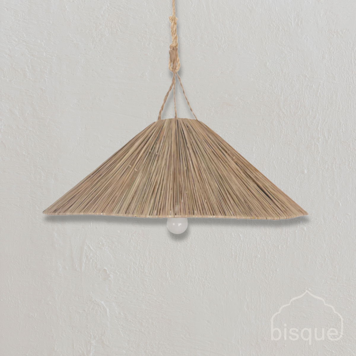 Eftia : Cone Raffia Pendant