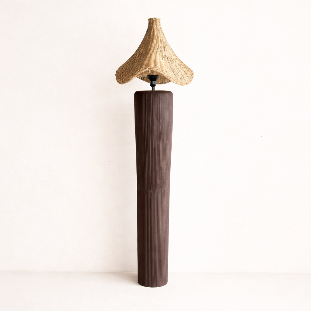 ARGILANA : TERRACOTTA FLOOR LAMP