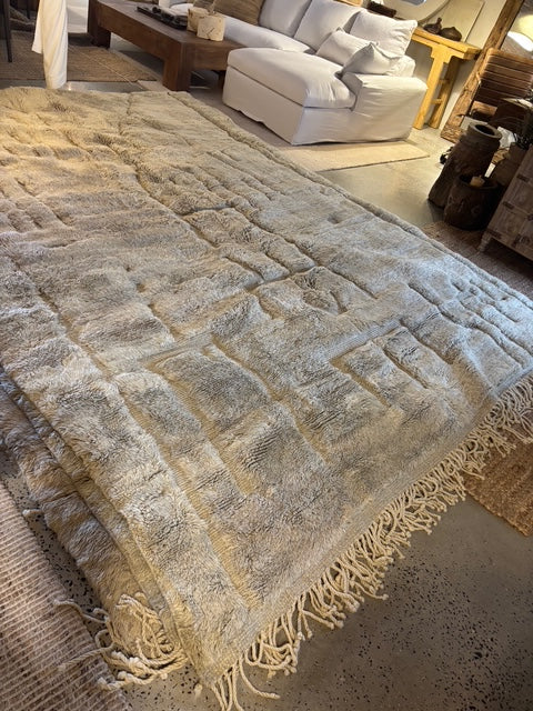 Fes : Moroccan Rug, Taupe, Large