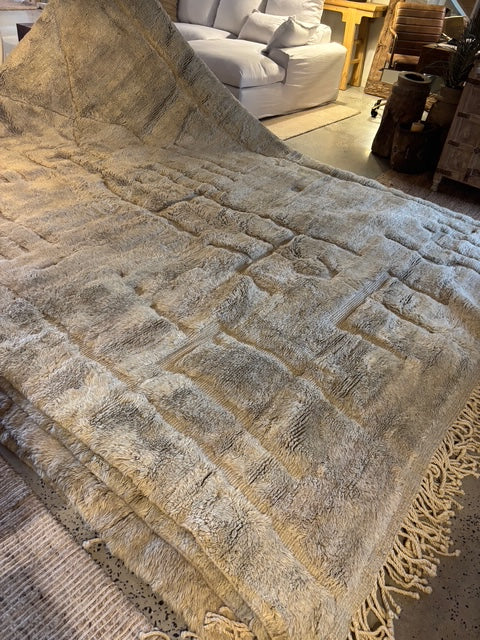 Fes : Moroccan Rug, Taupe, Large