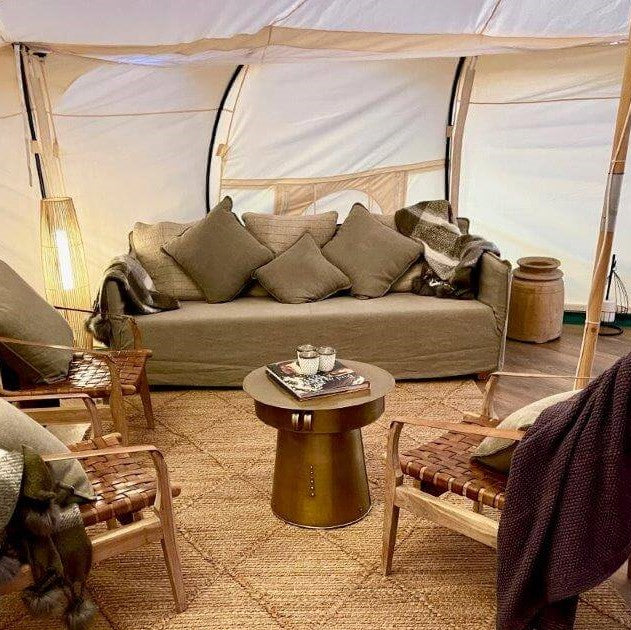 'Khalia' Three Seater Sofa, Taupe