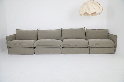 Himari Modular Sofa 4 Piece, Taupe