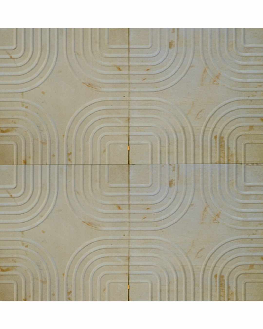 'Gabrielle II' - Etched retro Paliman stone 20cm x 20cm - SOLD per m2