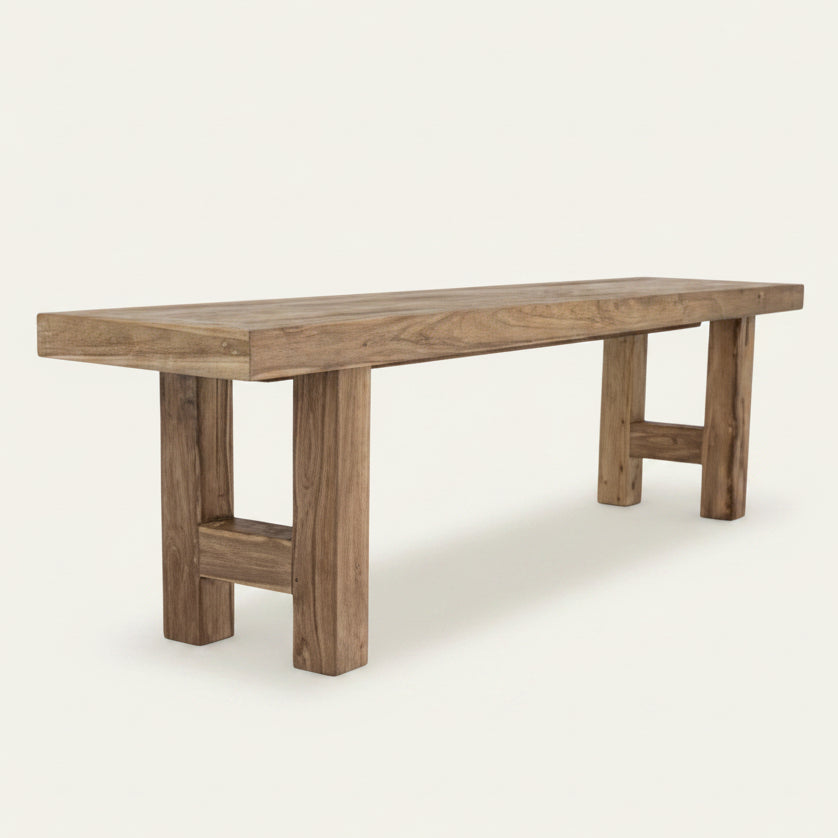 Gemi : Outdoor Bench Seat, Natural