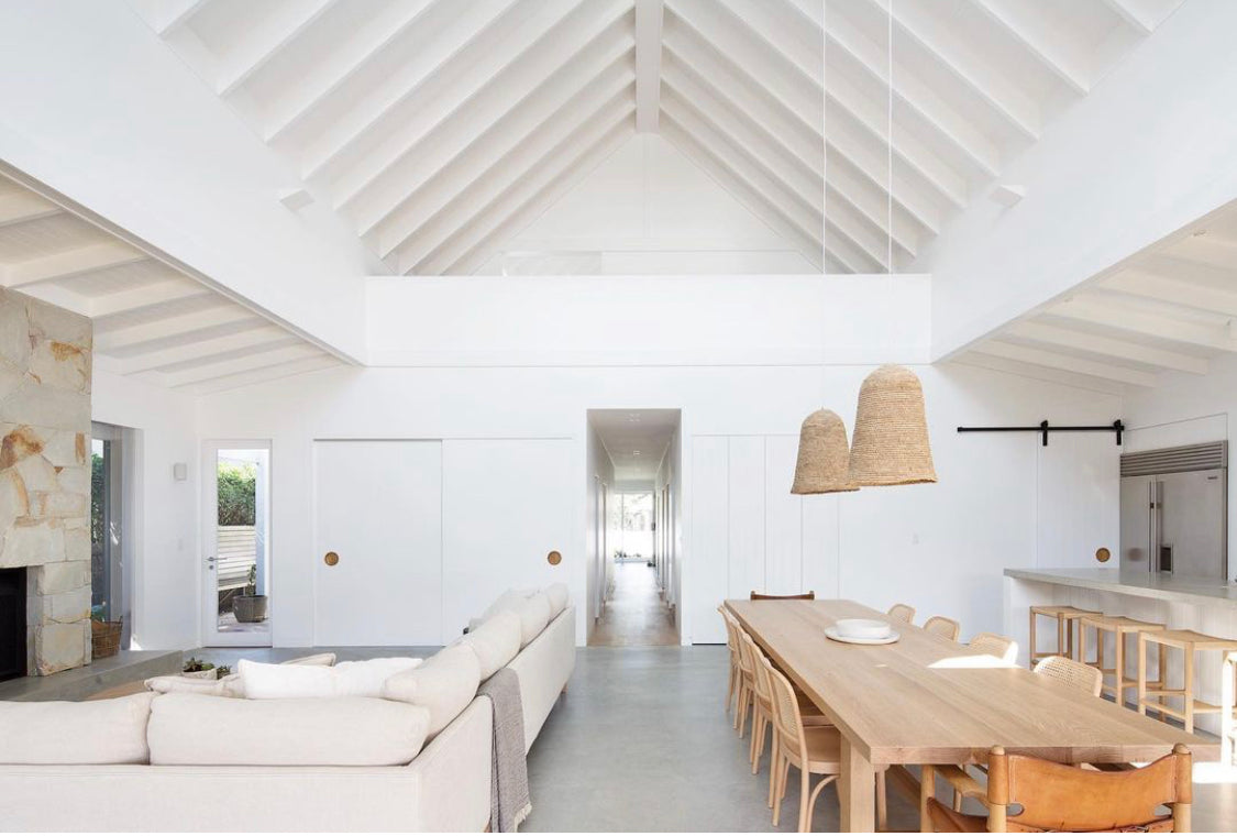 Priya : Sisal Dome Pendant