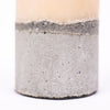 Cement Candle, Beige
