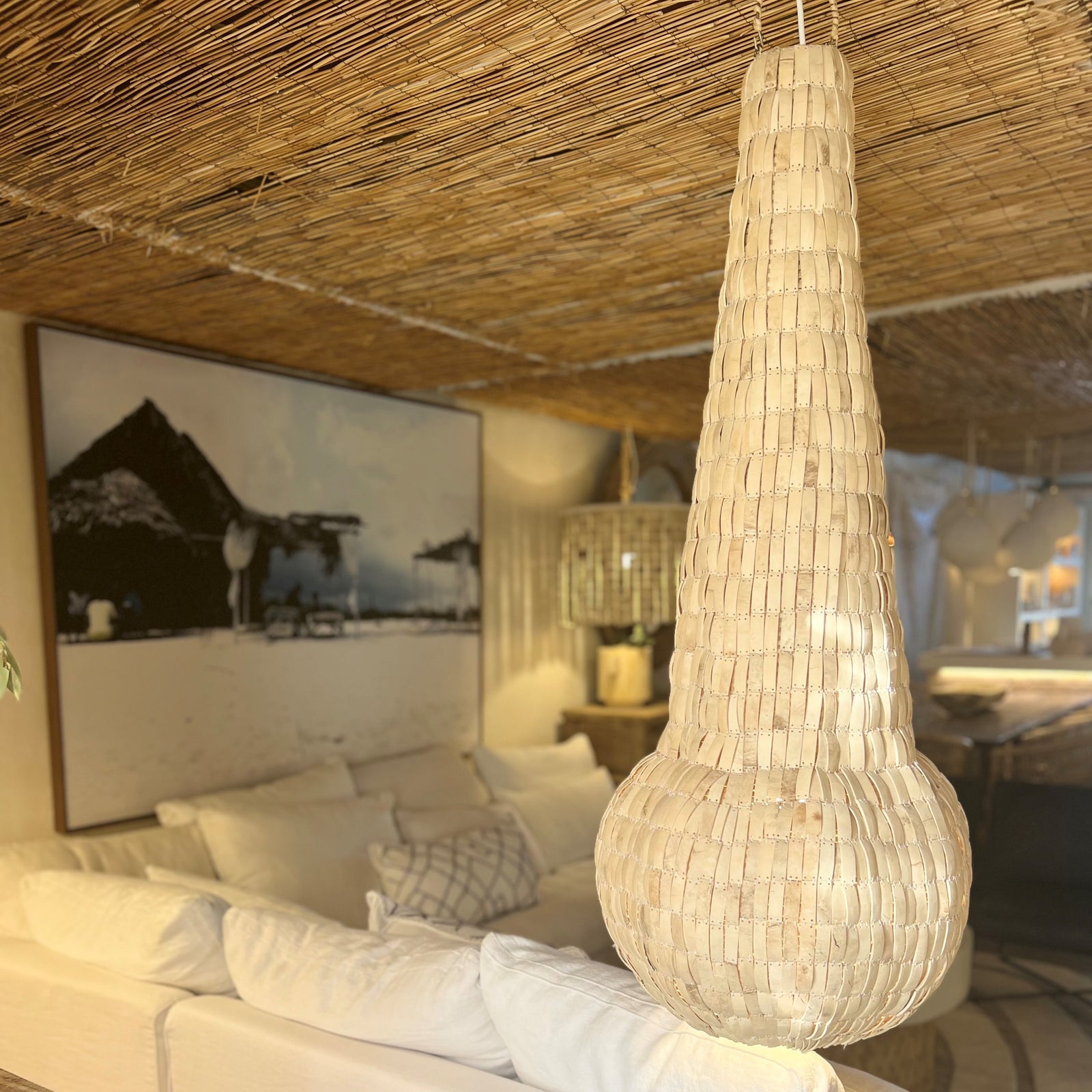 Lestari : Coconut Shell Pendant Light