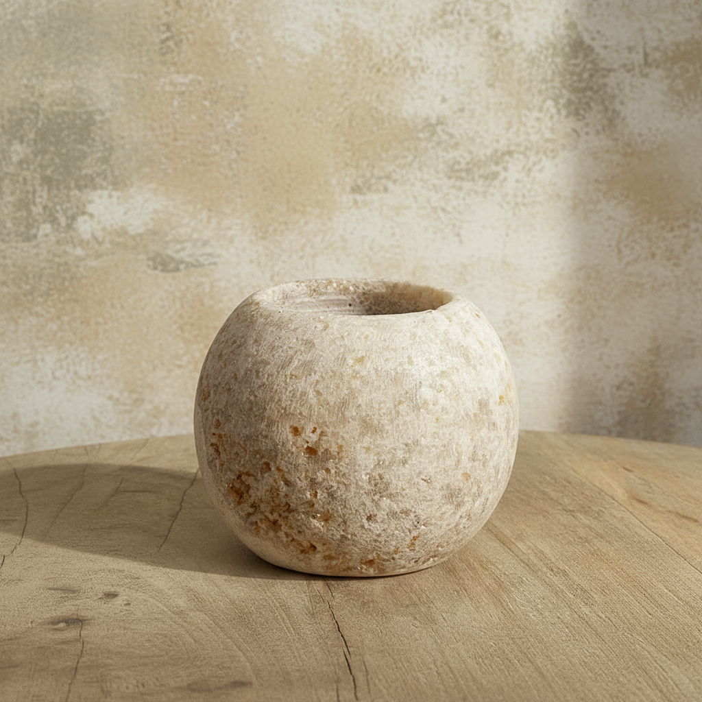 Candleholder : Lamia : Small | Natural Onyx