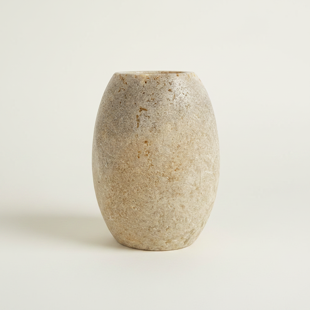 Candleholder : Omia : Tall | Natural Stone