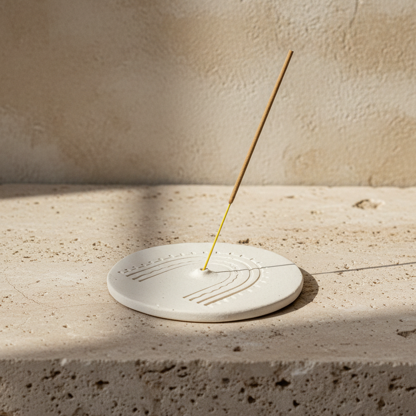 Eko : Ceramic Round Incense Holder