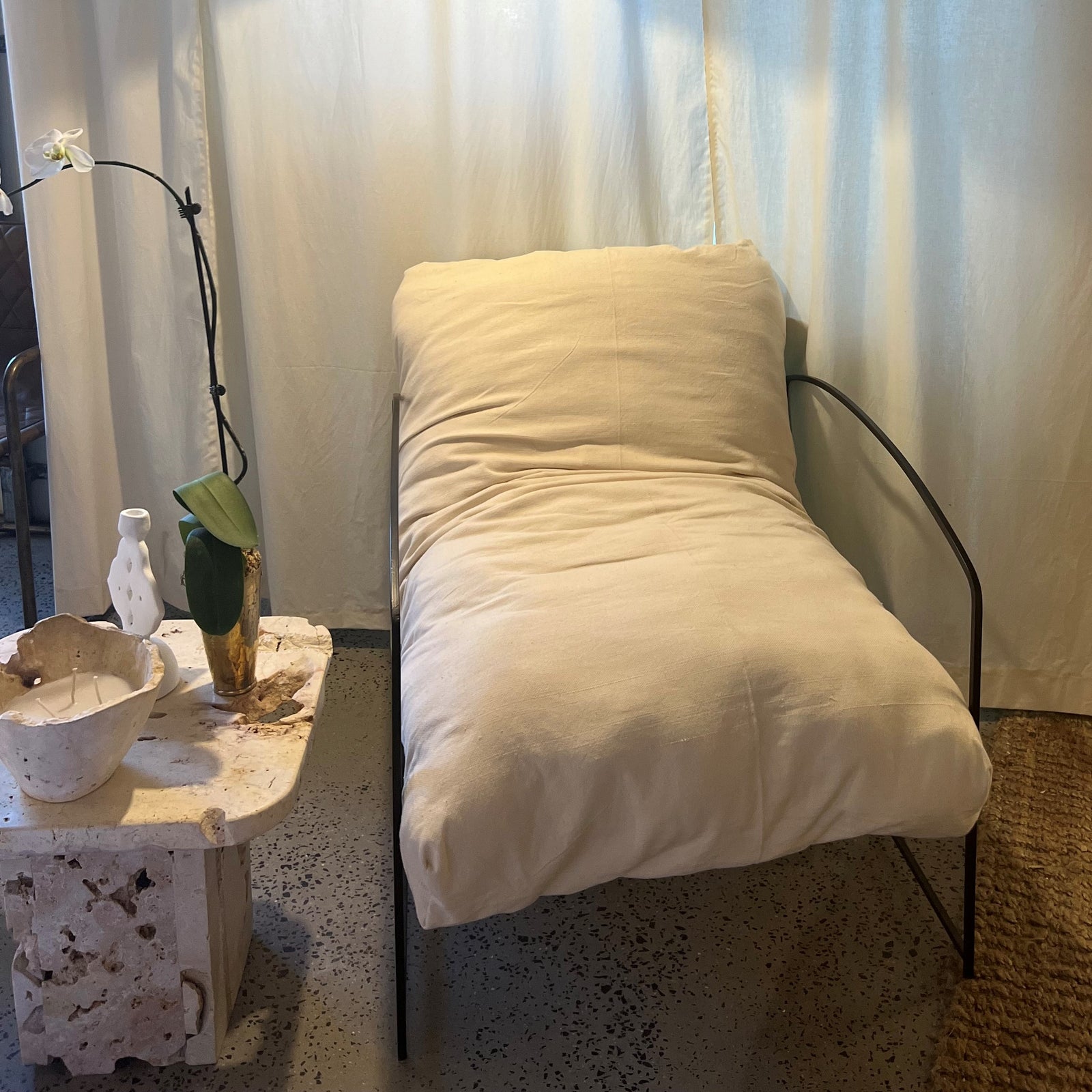 Alum : Fossilised Coral side table.