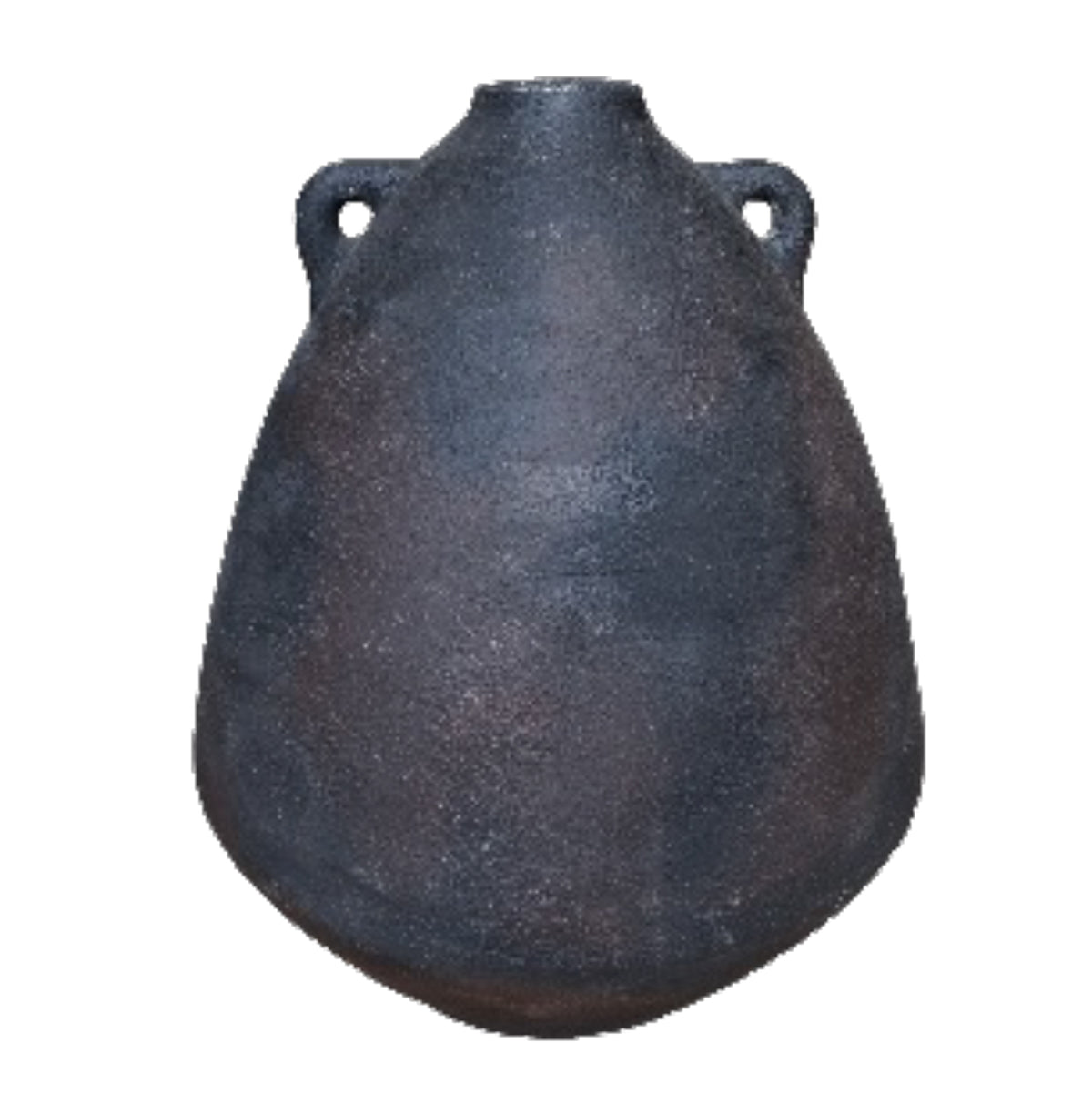 PAVIA CHARCOAL COLOURED TERRACOTTA POT