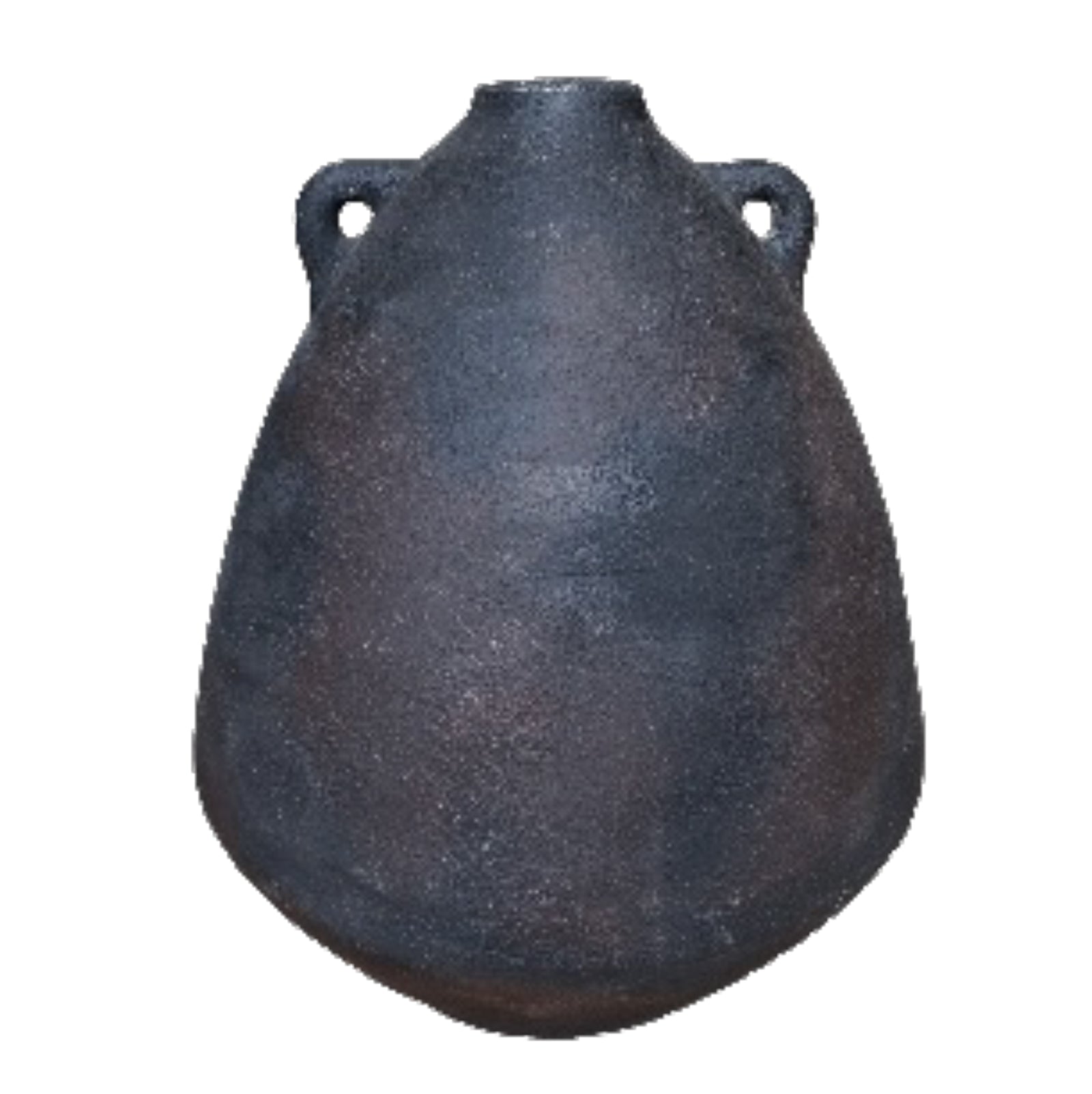 PAVIA CHARCOAL COLOURED TERRACOTTA POT