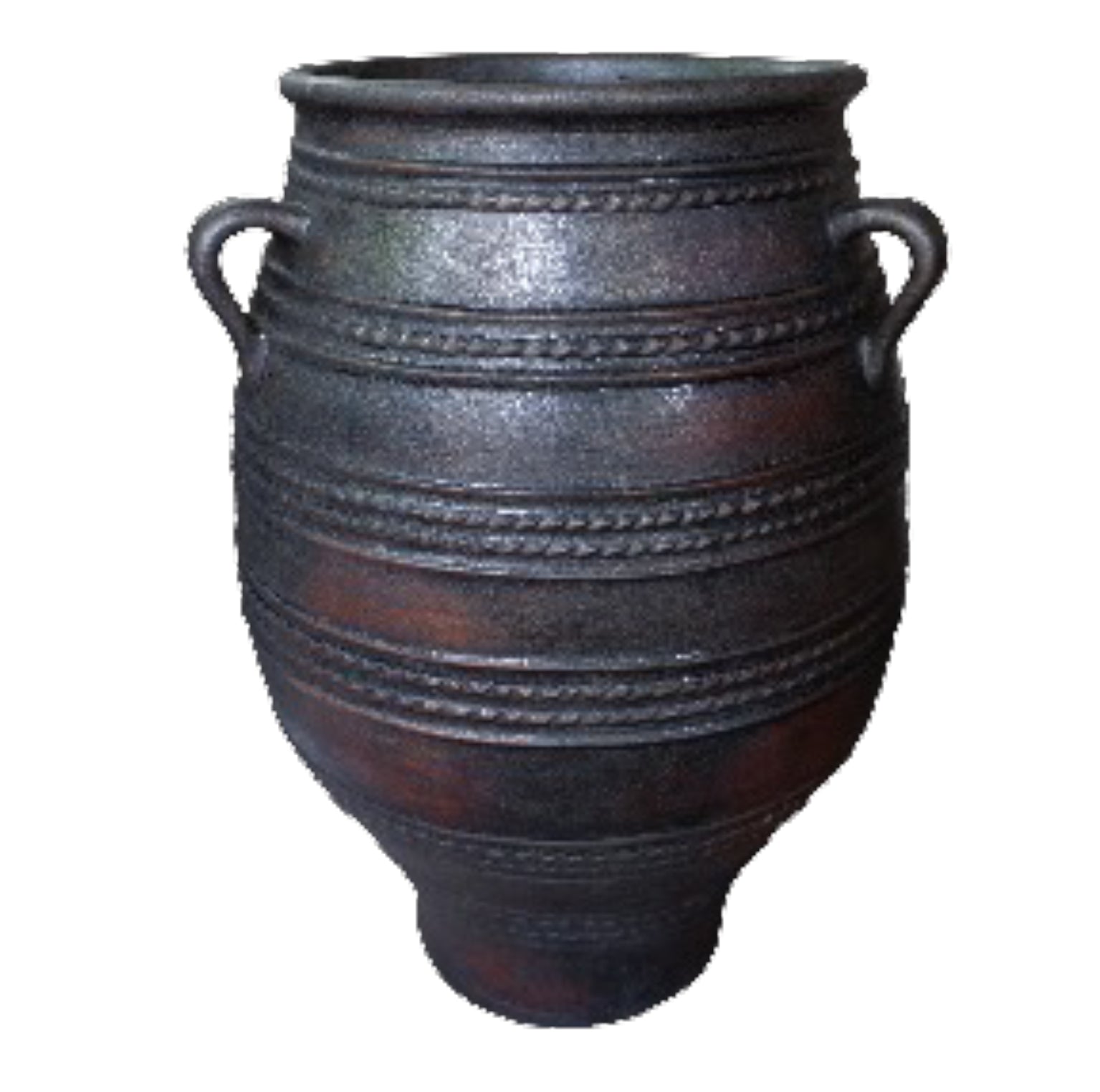 VITERRO WIDE MOUTH TALL TERRACOTTA POT
