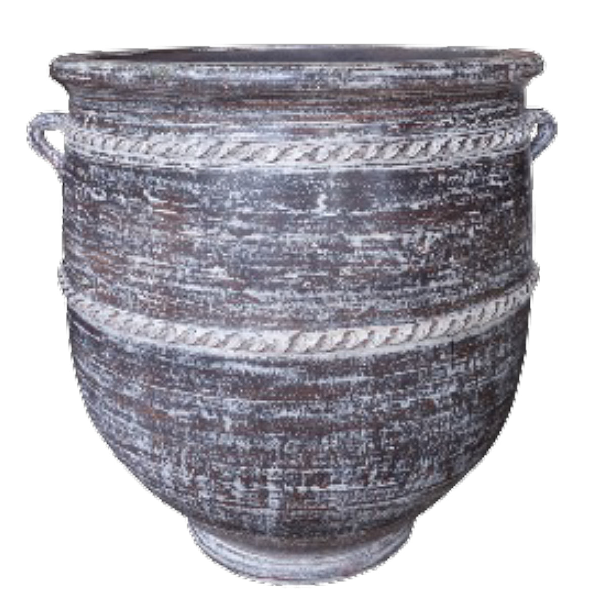 GROSETTO WHITEWASH TERRACOTTA POT 60CM HIGH