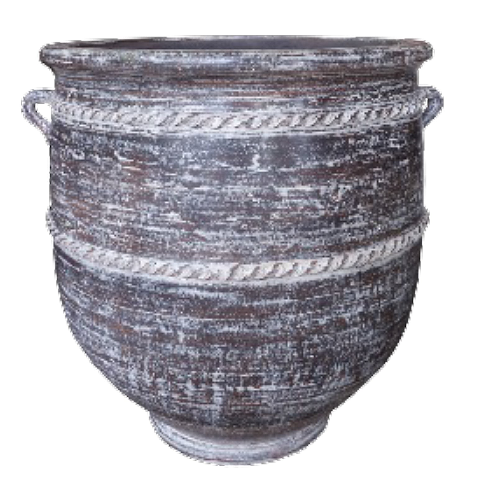 GROSETTO WHITEWASH TERRACOTTA POT 60CM HIGH