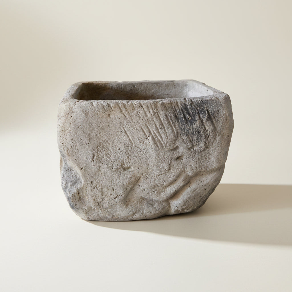 Bologna : Rectangular Grc Planter, 48cm x 39cm x 35cm h