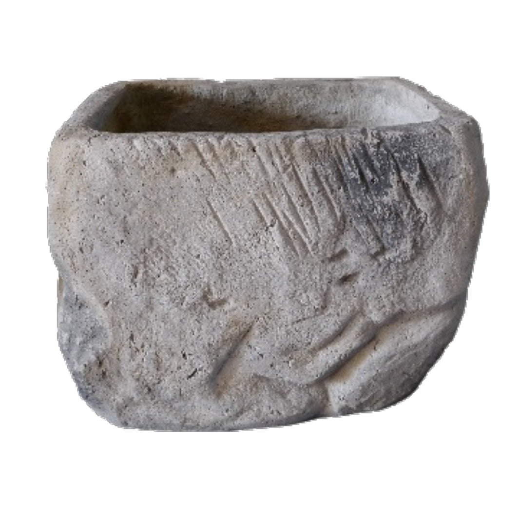 BOLOGNA RECTANGULAR  GRC PLANTER 48CM X 39CM X 35CM H