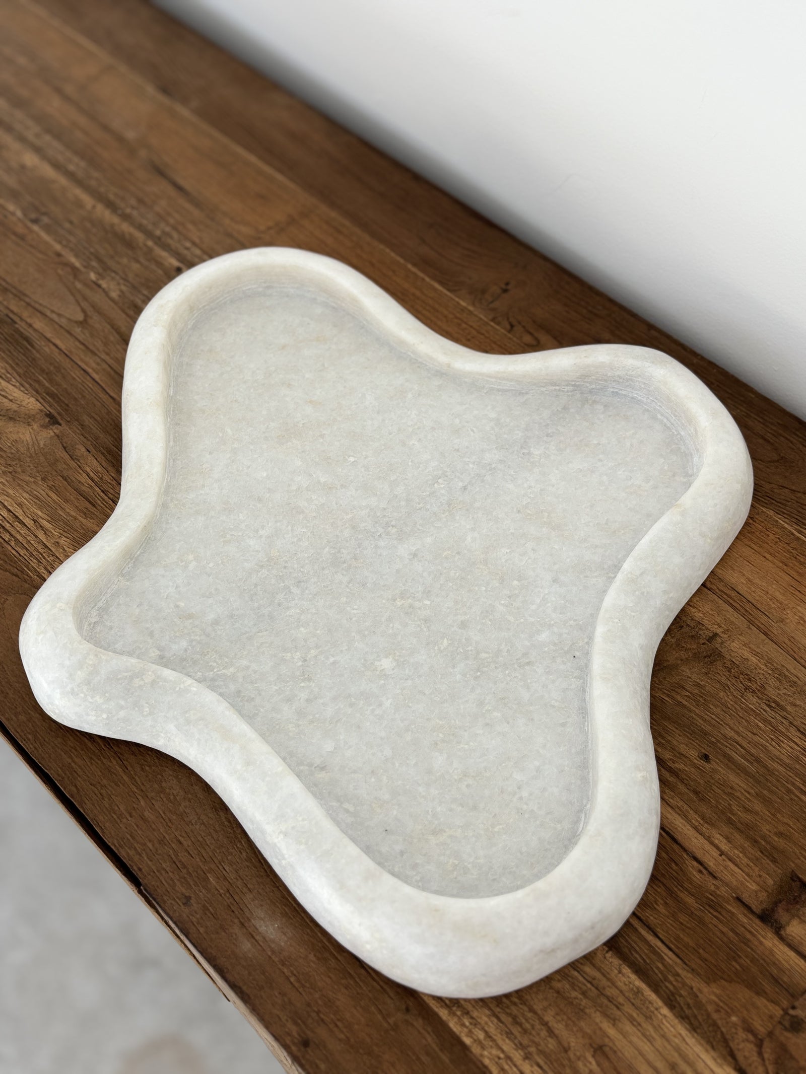 'Sujal' Organic Shape Marble Plate