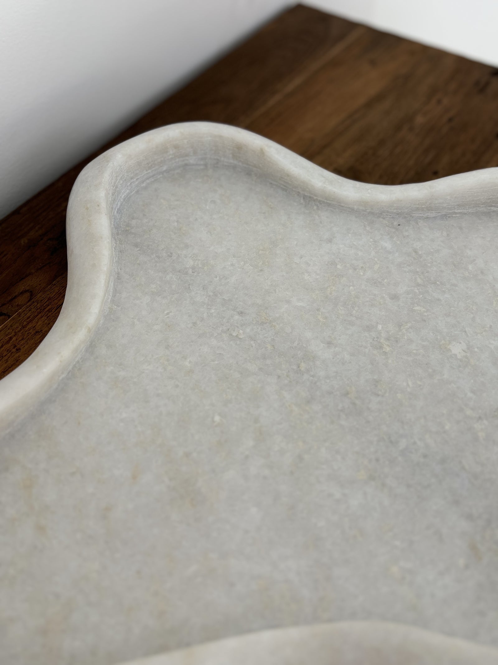 'Sujal' Organic Shape Marble Plate