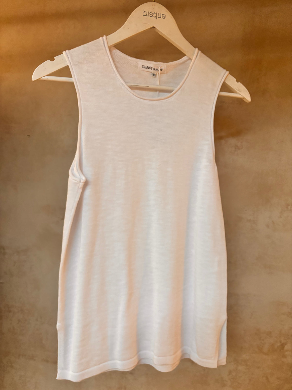 SN3033 | Cotton Knit Top | White