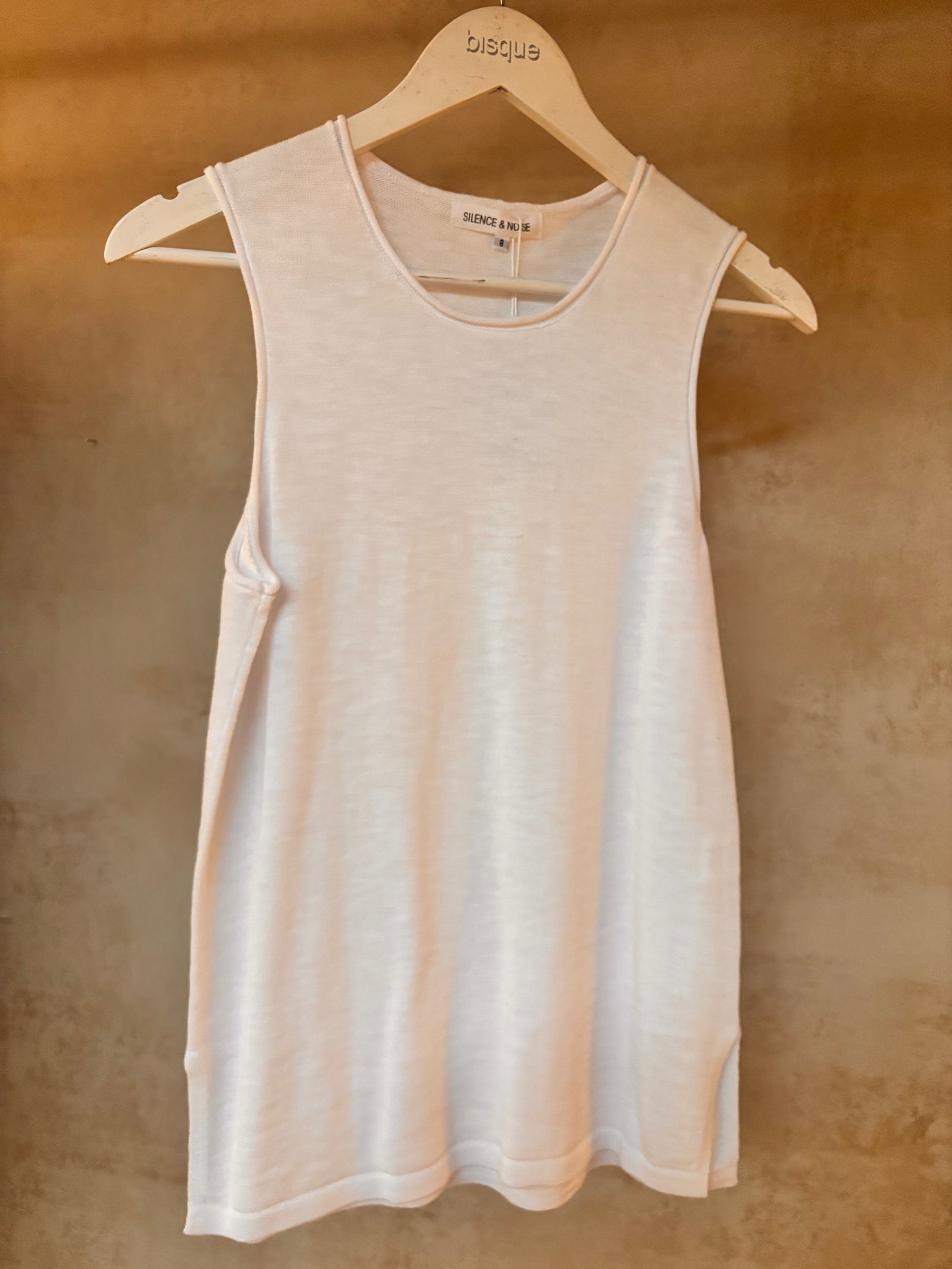 SN3033 | Cotton Knit Top | White