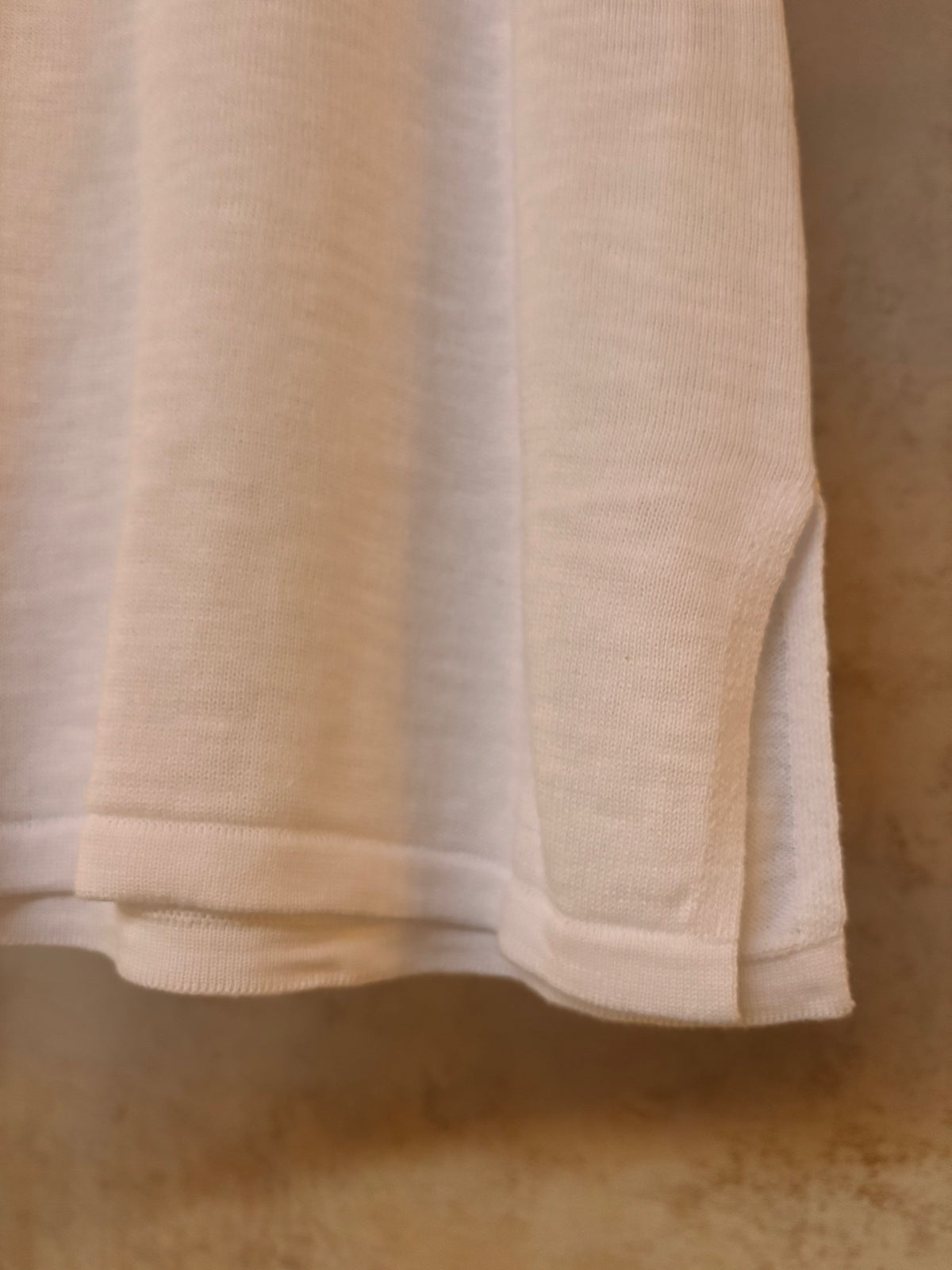SN3033 | Cotton Knit Top | White
