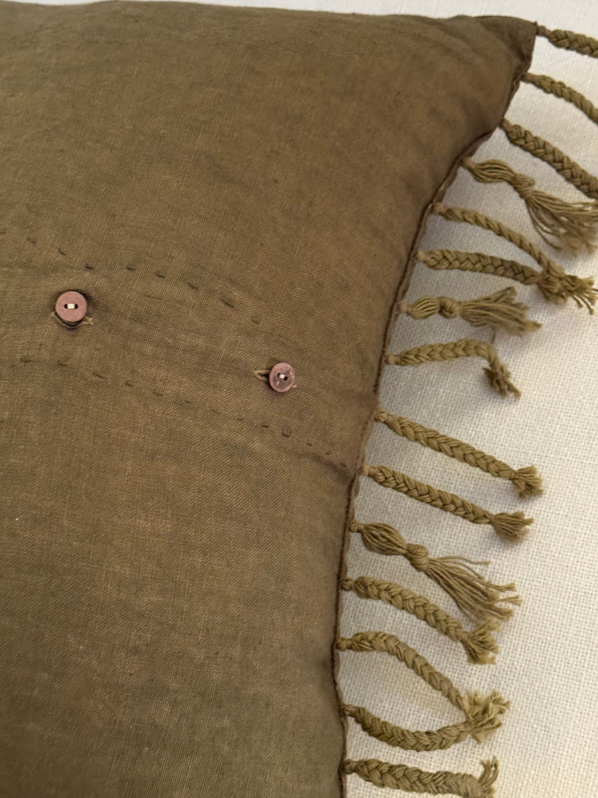 ELBERETHB linen cushion 60 x 40