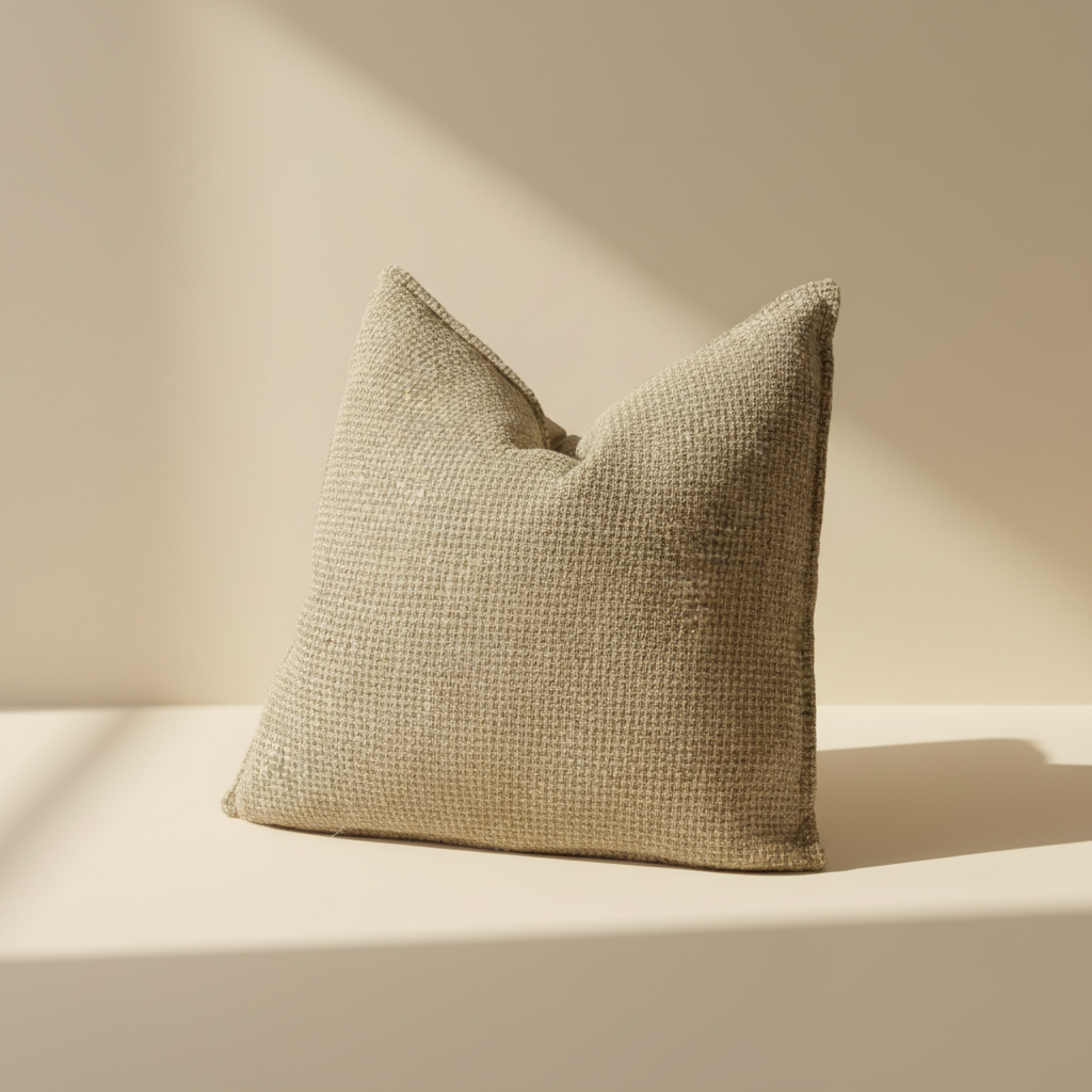 Cushions : Louisa : Silk Squares | Natural 60x60cm