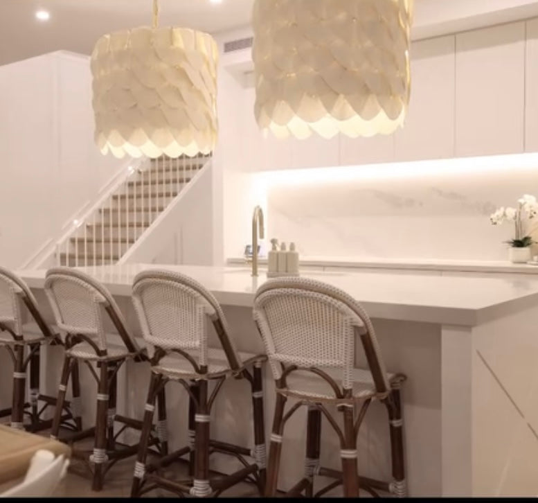 'Claudine' Petal Drum Pendant, Small