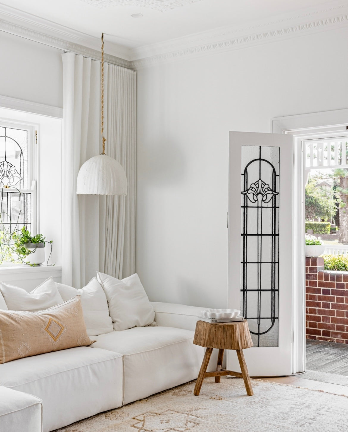 Chinara : Clay Dome Pendant Light