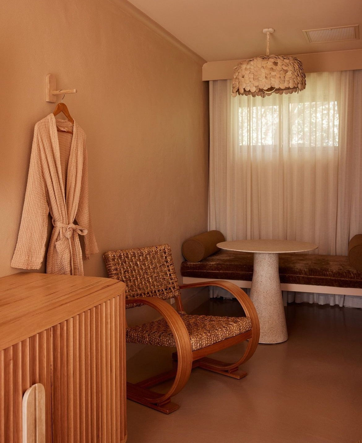 Sera : Coconut Dome Disc Light, Small.